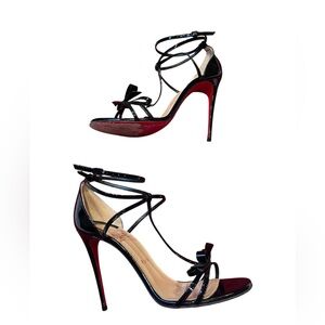 Christian Louboutin Blakissima 100 Strappy Heels